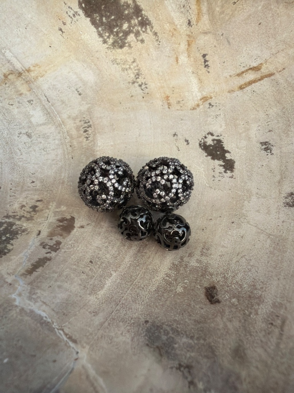 Two sided earrings - Picture 2 of 4